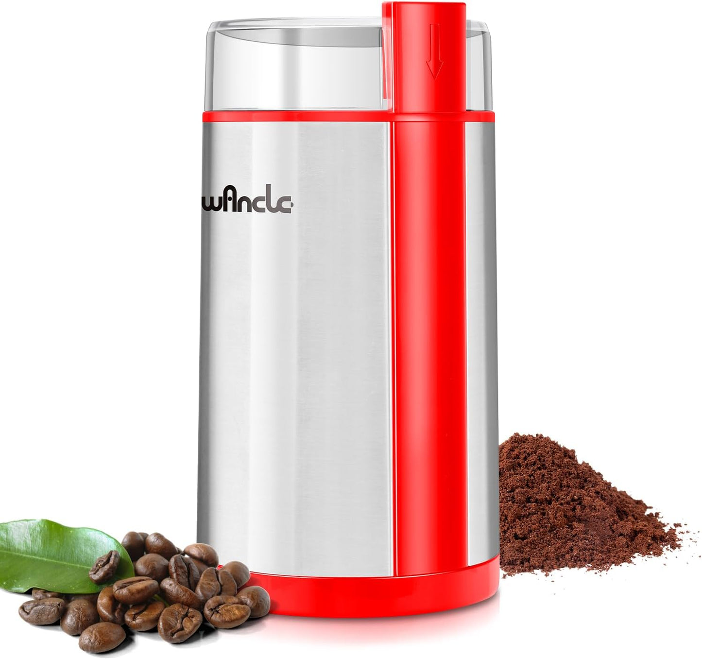 Coffee Grinder, Wancle Electric Coffee Grinder, Quiet Spice Grinder, One Touch Coffee Mill for Beans, Spices and More, with Clean Brush Black - Best Coffee and Brew