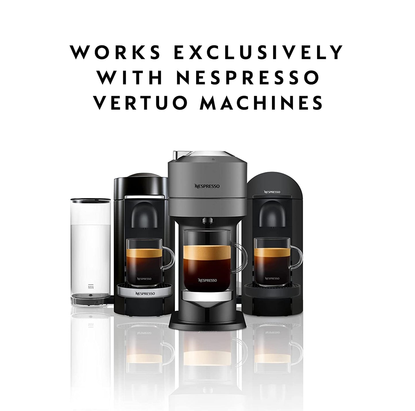 Nespresso Capsules Vertuo, Espresso Bold Variety Pack, Medium and Dark Roast Espresso Coffee, 40-Count Espresso Pods, Brews 1.35Oz. - Best Coffee and Brew