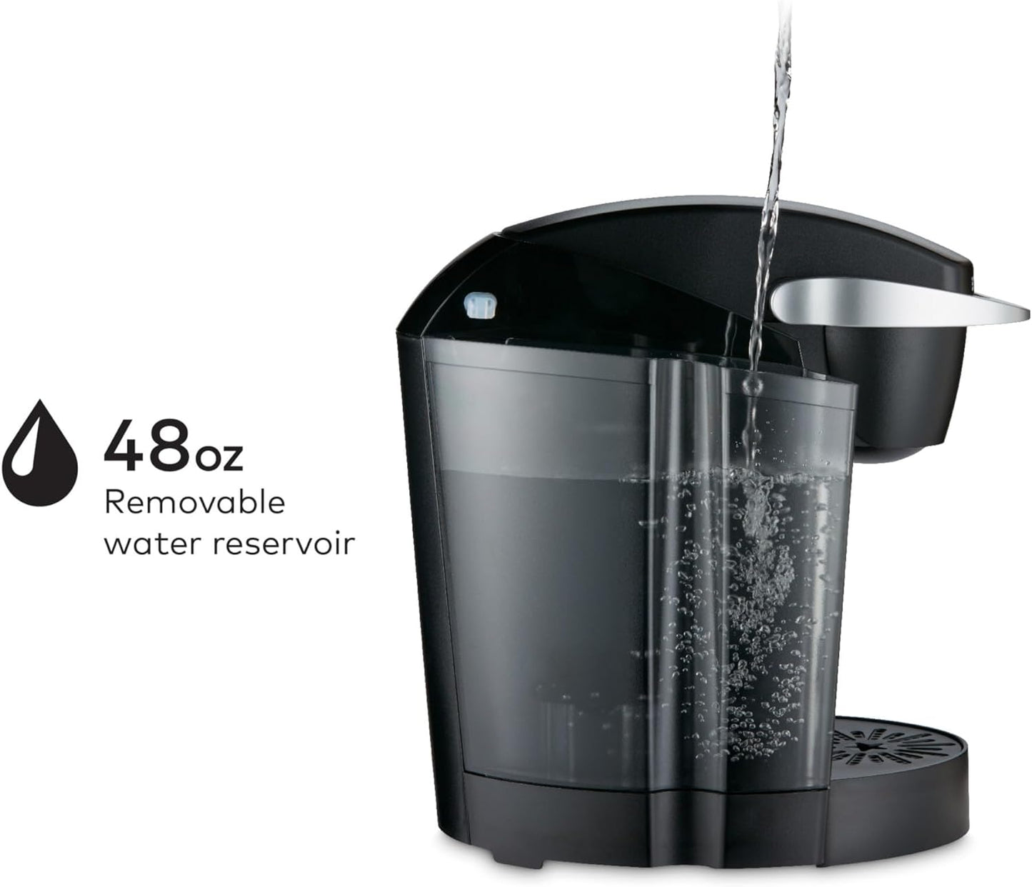 Keurig K-Classic Single Serve K-Cup Pod Coffee Maker, with 3 Brew Sizes, 48Oz Removable Reservoir, Black - Best Coffee and Brew
