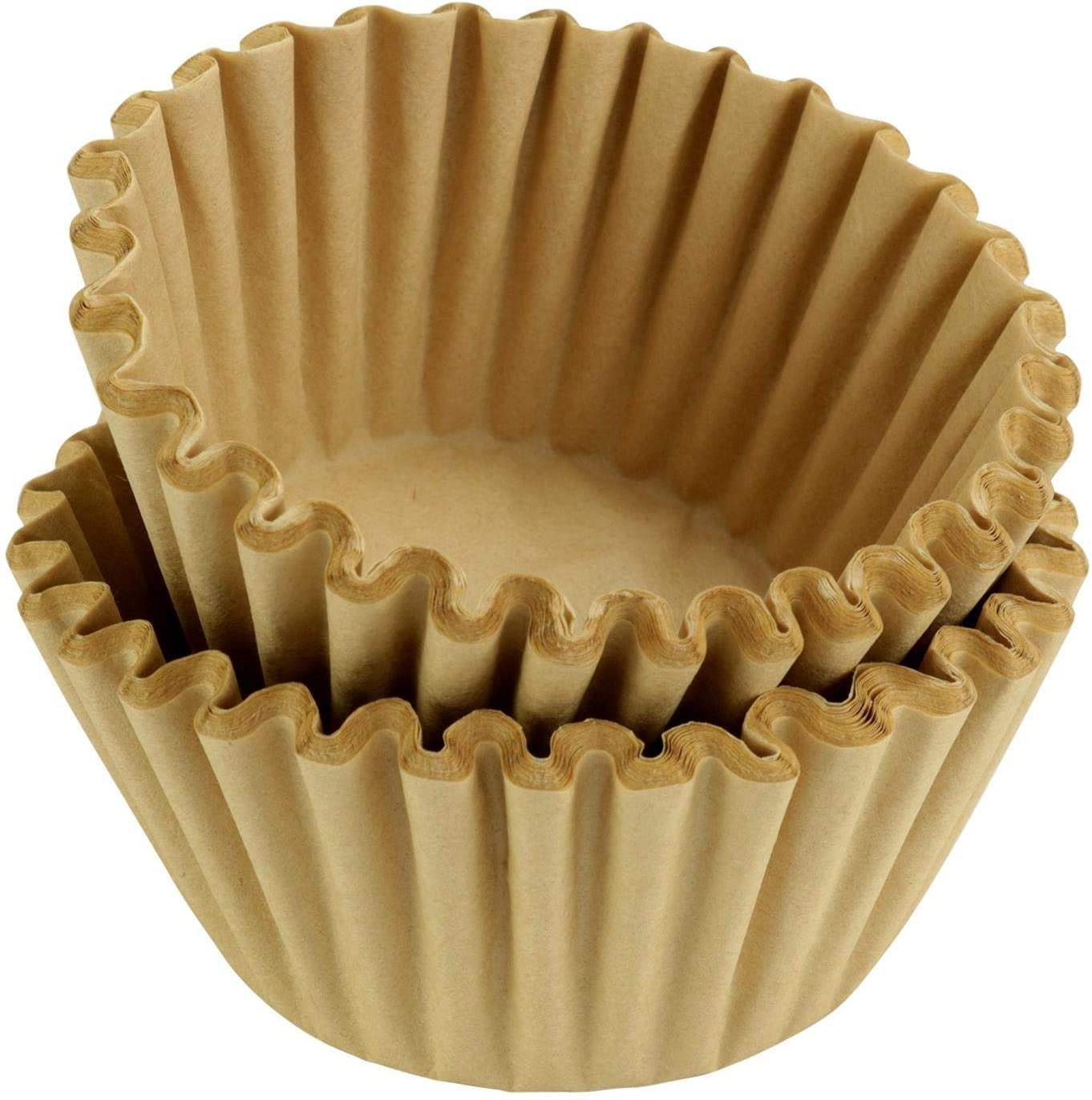 8-12 Cup Basket Coffee Filters (Natural Unbleached, 500) - Best Coffee and Brew