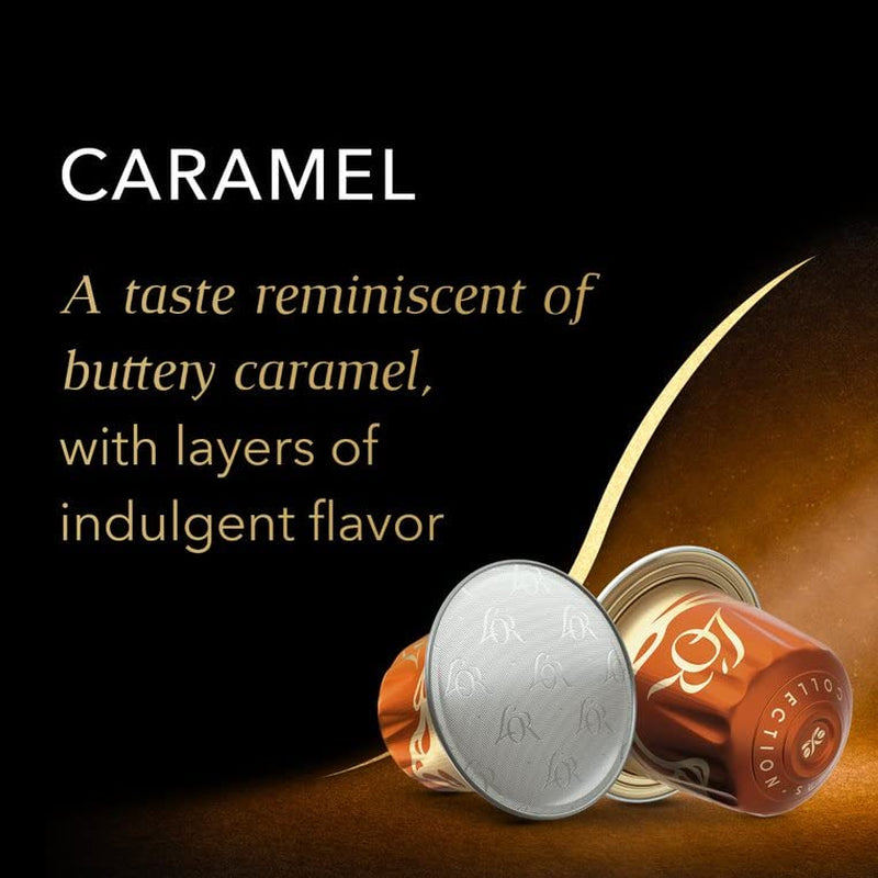 L'OR Espresso Capsules, 30 Count Variety Pack Vanilla/Chocolate/Caramel - Best Coffee and Brew