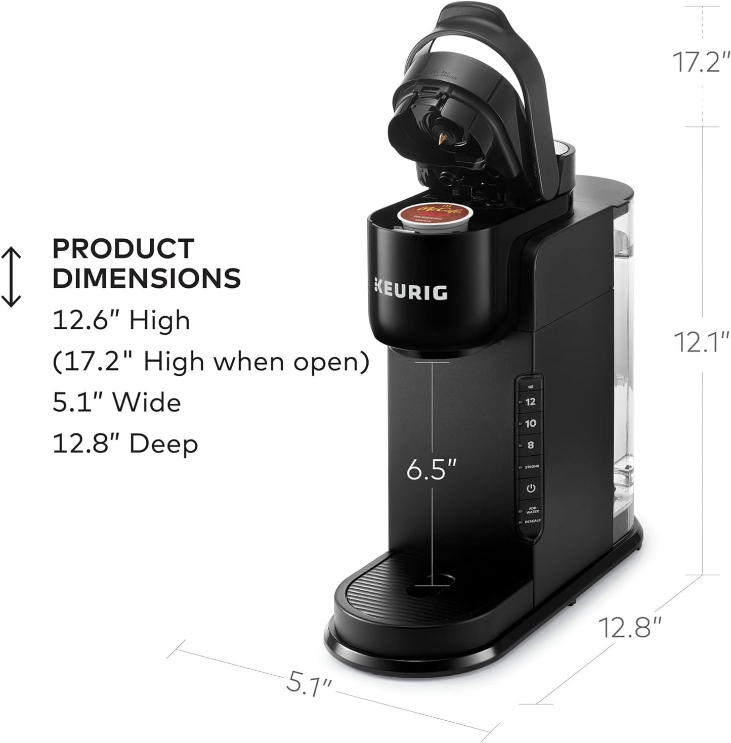 Keurig K-Express Single Serve K-Cup Pod Coffee Maker, 3 Brew Sizes, Strong Button Feature, 42Oz Removable Reservoir, Black - Best Coffee and Brew