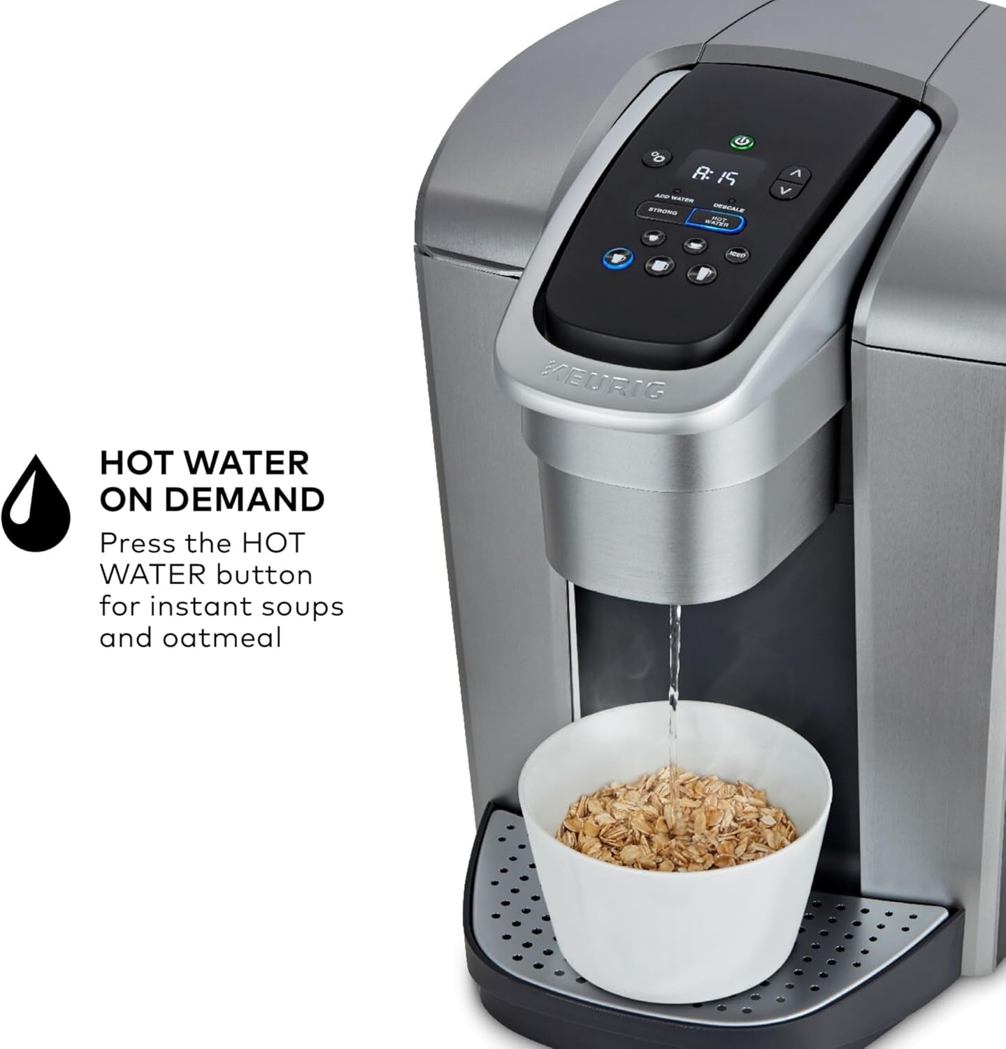 Keurig K-Elite Single Serve K-Cup Pod Coffee Maker, with Strength and Temperature Control - Best Coffee and Brew