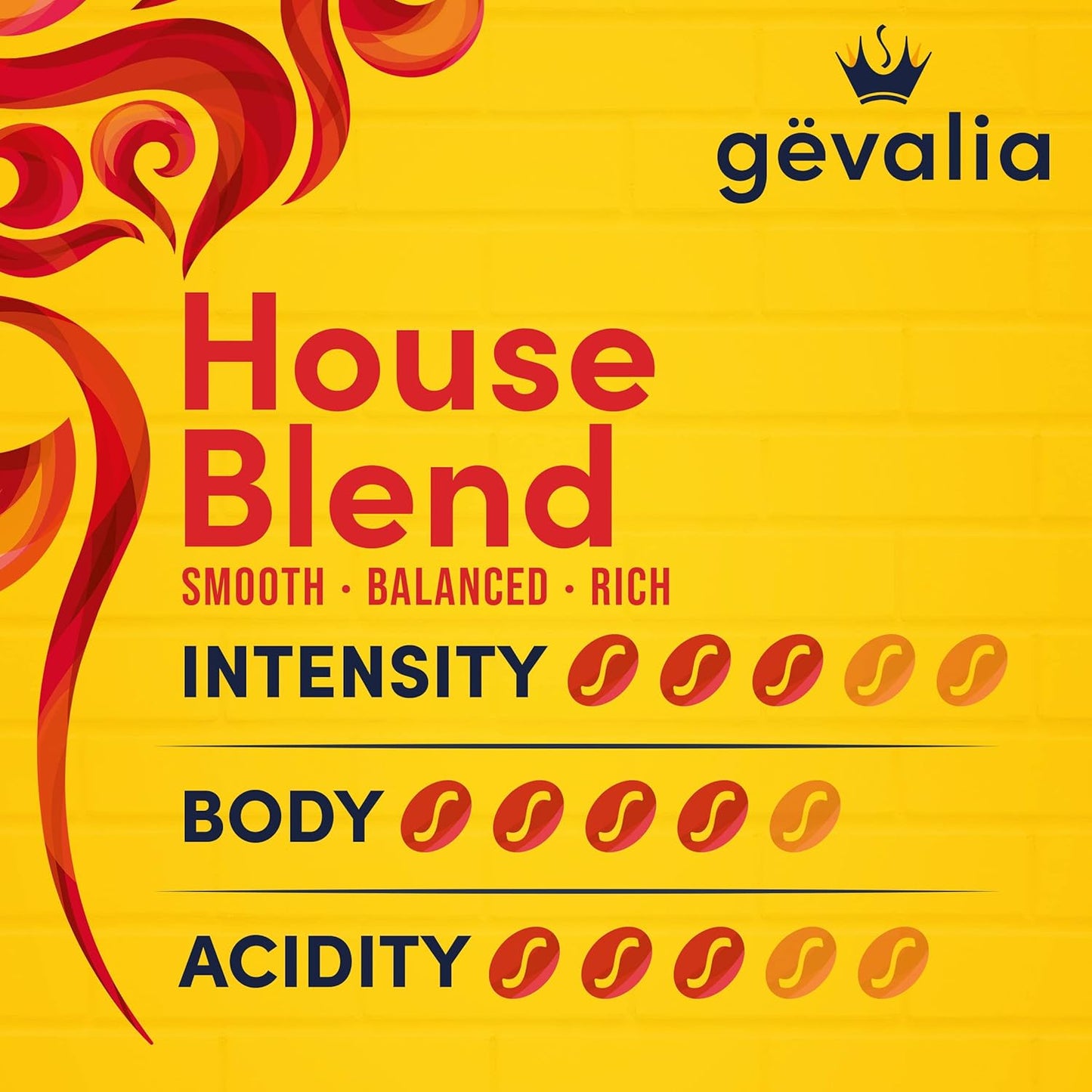 Gevalia House Blend Medium Roast 100% Arabica Ground Coffee, for a Keto and Low Carb Lifestyle (20 Oz Bag) - Best Coffee and Brew