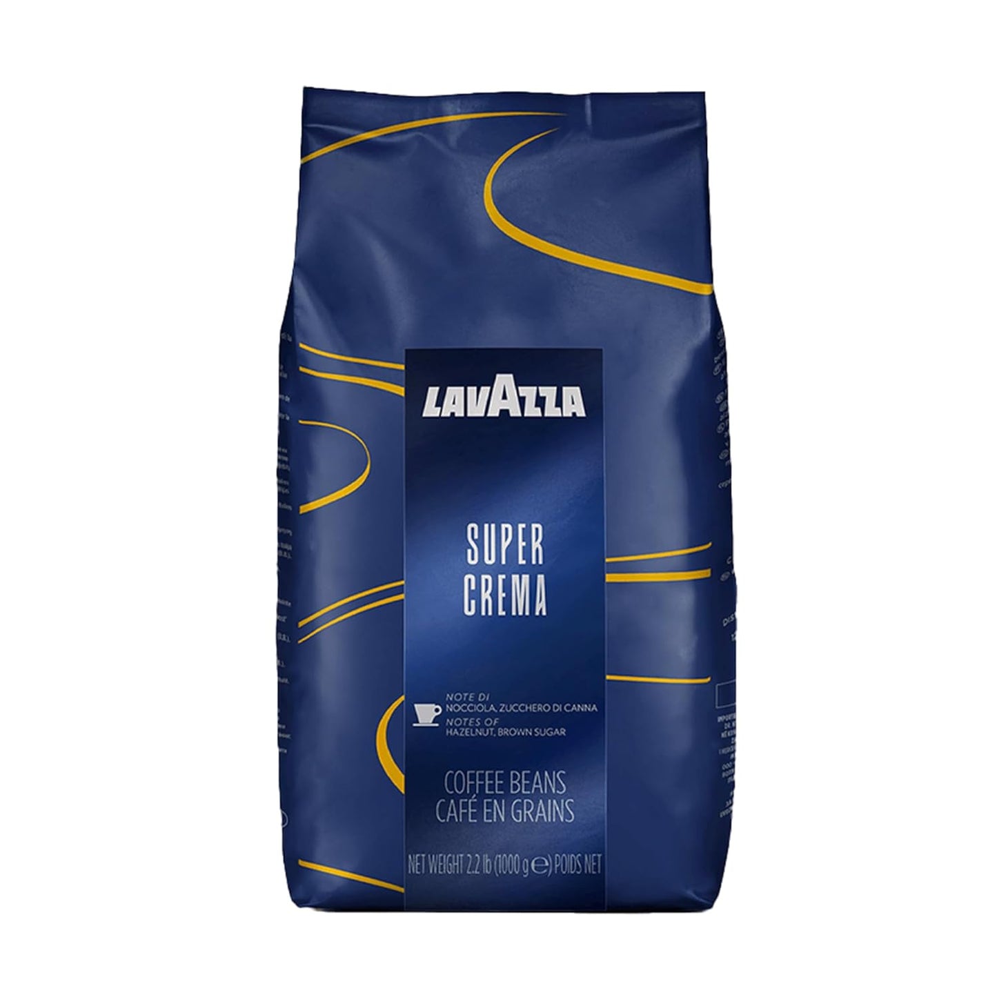 Lavazza Super Crema Whole Bean Coffee Blend, Light-Medium Espresso Roast, 2.2 Pound (Pack of 1) ,Premium Quality, Aromatic, Mild and Creamy - Best Coffee and Brew