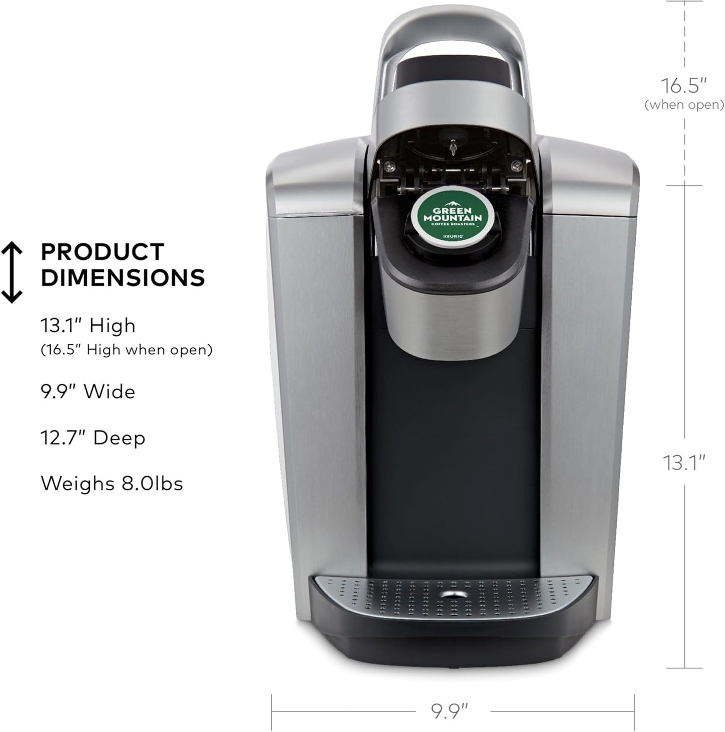Keurig K-Elite Single Serve K-Cup Pod Coffee Maker, with Strength and Temperature Control - Best Coffee and Brew