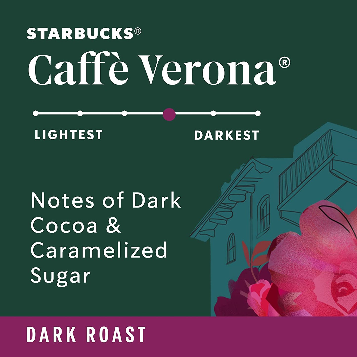 Starbucks Ground Coffee, Dark Roast Coffee, Caffè Verona, 100% Arabica, 1 Bag (28 Oz) - Best Coffee and Brew