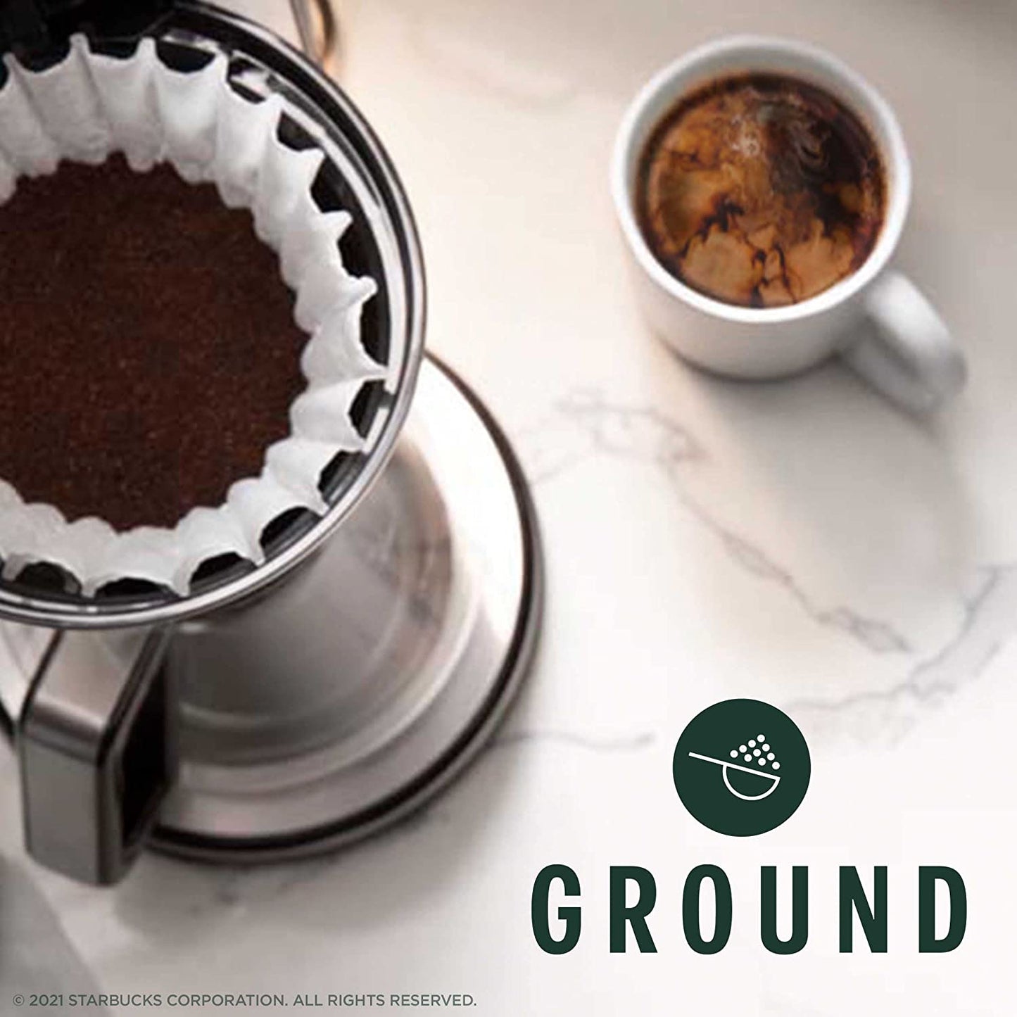 Starbucks Ground Coffee, Medium Roast Coffee, House Blend, 100% Arabica, 1 Bag (18 Oz) - Best Coffee and Brew