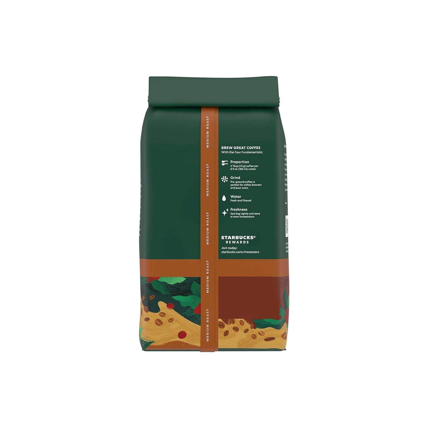 Starbucks Ground Coffee, Medium Roast Coffee, House Blend, 100% Arabica, 1 Bag (18 Oz) - Best Coffee and Brew