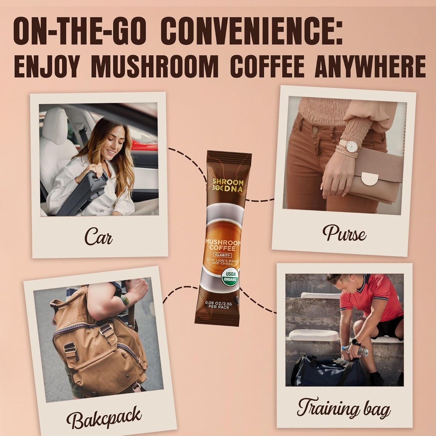 Shroomdna Mushroom Coffee Blend with Chaga & Lion'S Mane - Best Coffee and Brew