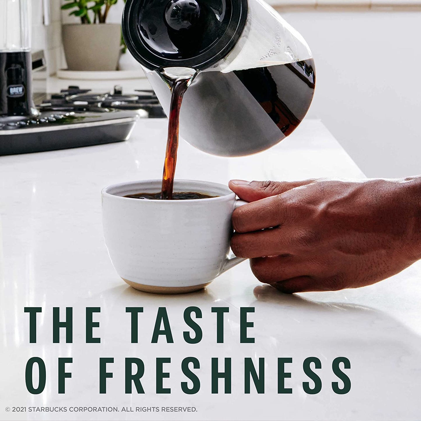 Starbucks Whole Bean Coffee, Dark Roast Coffee, Espresso Roast, 100% Arabica, 1 Bag (18 Oz) - Best Coffee and Brew