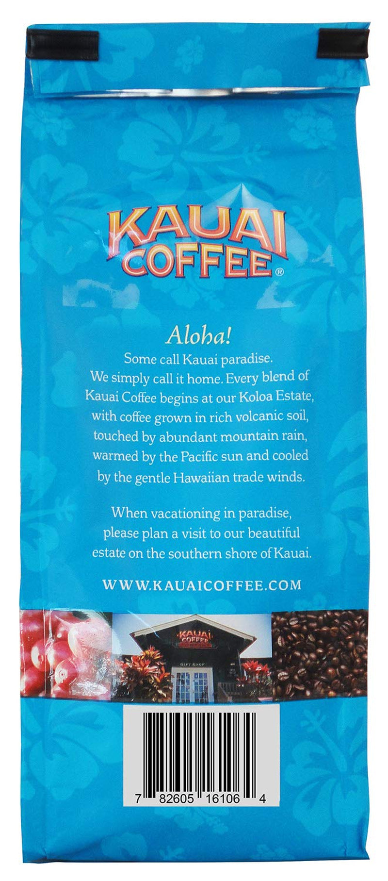Kauai Hawaiian Ground Coffee, Koloa Estate Medium Roast (10 Ounce) - Gourmet Arabica Coffee from Hawaii'S Largest Coffee Grower, Bold, Rich Blend - Best Coffee and Brew