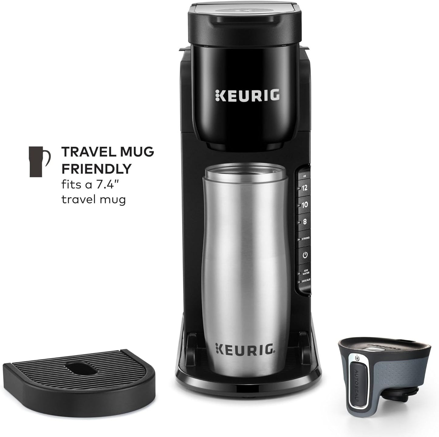 Keurig K-Express Single Serve K-Cup Pod Coffee Maker, 3 Brew Sizes, Strong Button Feature, 42Oz Removable Reservoir, Black - Best Coffee and Brew