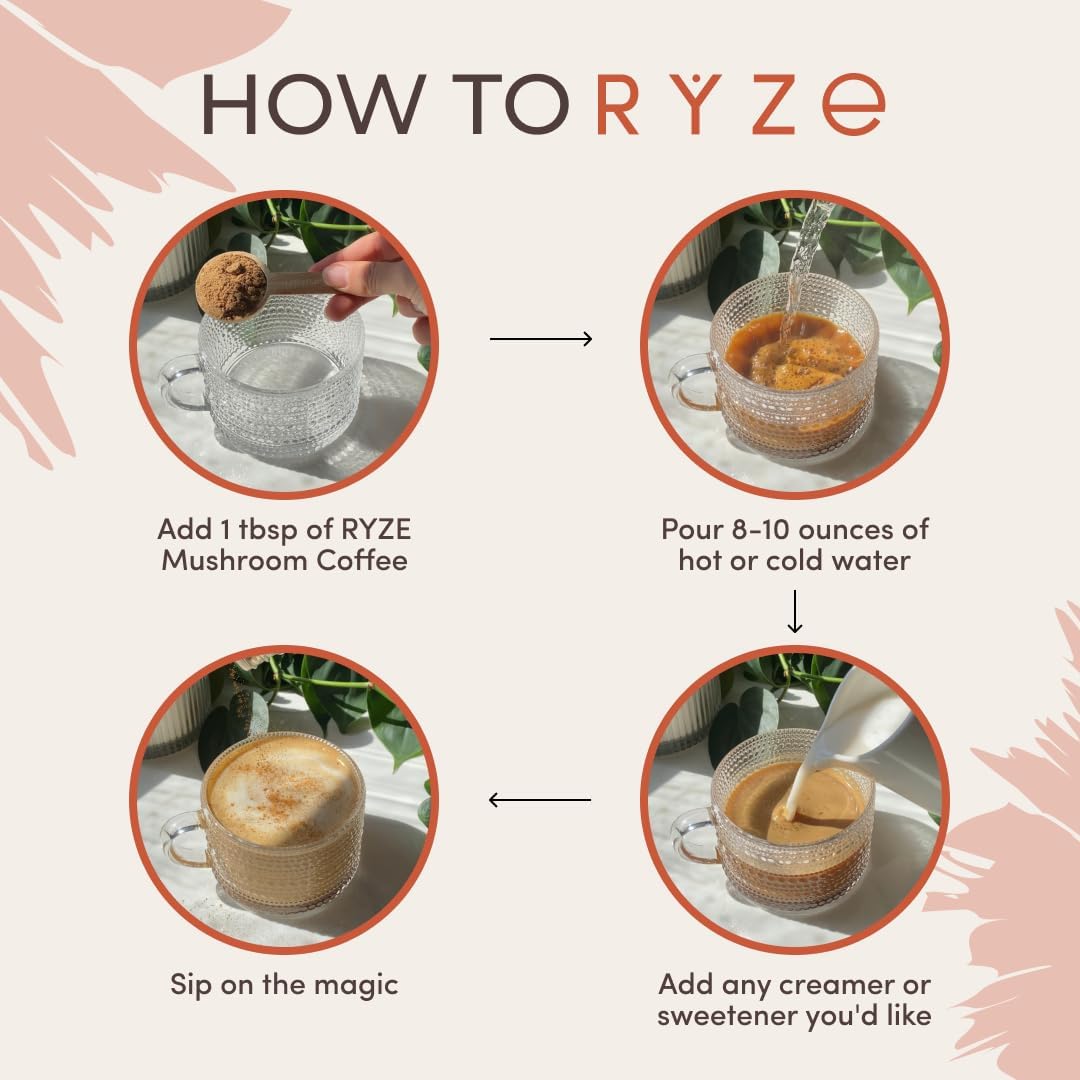 RYZE Mushroom Coffee - Best Coffee and Brew