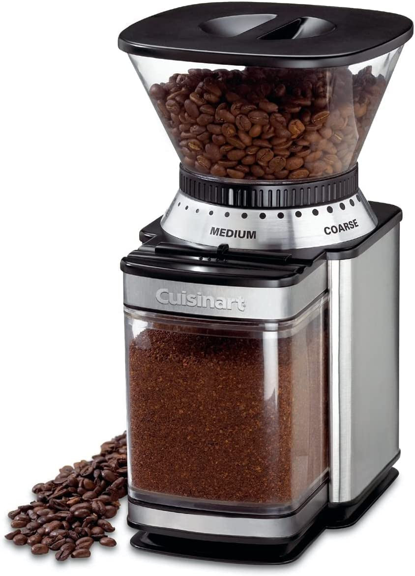 CUISINART Coffee Grinder, Electric Burr One-Touch Automatic Grinder With18-Position Grind Selector, Stainless Steel, DBM-8P1 - Best Coffee and Brew