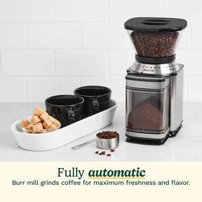 CUISINART Coffee Grinder, Electric Burr One-Touch Automatic Grinder With18-Position Grind Selector, Stainless Steel, DBM-8P1 - Best Coffee and Brew